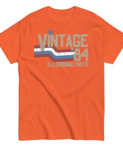 Vintage 84 All Original Parts T-shirt 40th Birthday 1984 Gift