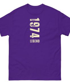 1974 Legend Birthday T-shirt for Born In 1974