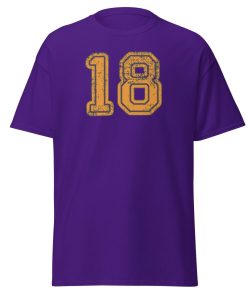 18th Birthday T-shirt Purple