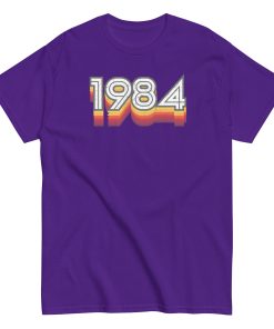 Retro 80’s Style 1984 T-shirt 40th Birthday T-shirt