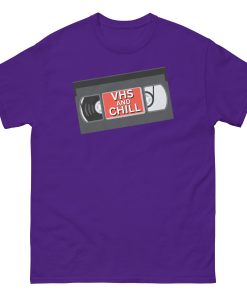 VHS And Chill T-shirt VHS Tape T-Shirt for Old Man
