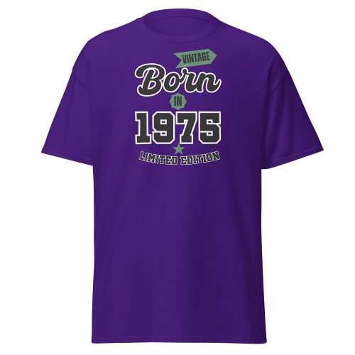Born In 1975 T-shirt Vintage Limited Edition 75 Birthday T-shirt