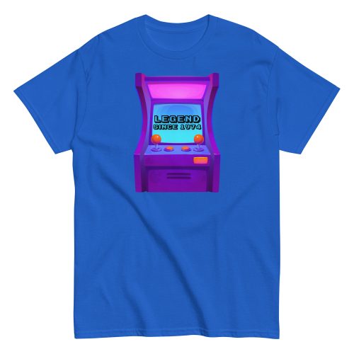 1974 Birthday T-shirt Legend Since 1974 Retro Arcade T-shirt