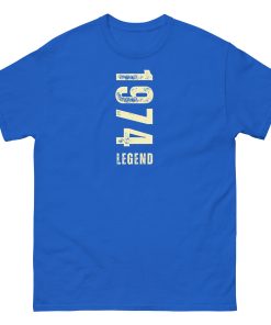 1974 Legend Birthday T-shirt for Born In 1974