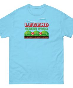 Retro Video Gaming 1974 Birthday T-shirt Legend Since 1974