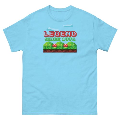Retro Video Gaming 1974 Birthday T-shirt Legend Since 1974