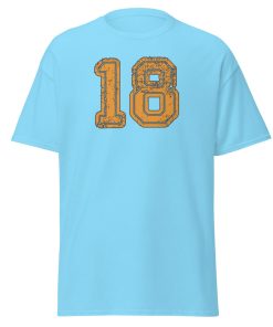 18th Birthday T-shirt Sky Blue