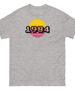 1984 Birthday T-shirt Retro Arcade Sunset