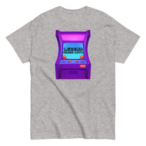 1974 Birthday T-shirt Legend Since 1974 Retro Arcade T-shirt
