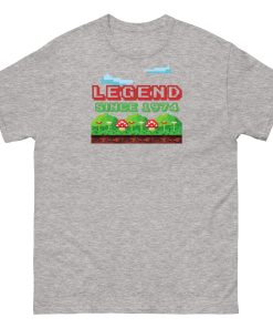 Retro Video Gaming 1974 Birthday T-shirt Legend Since 1974