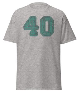 40 T-shirt 40th Birthday T-shirt College Style