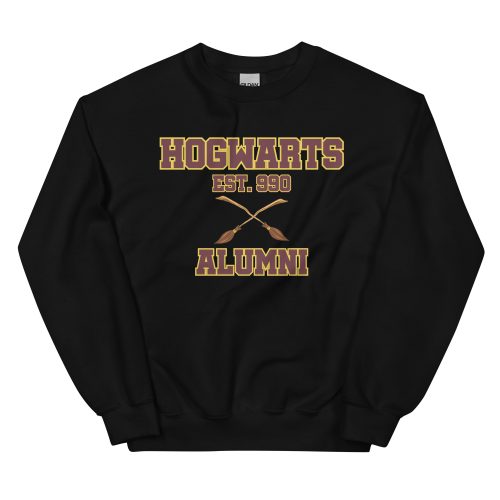 Hogwarts Est 990 Alumni Sweatshirt Harry Potter Inspired Jumper