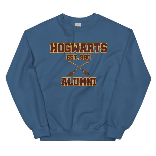Hogwarts Est 990 Alumni Sweatshirt Harry Potter Inspired Jumper