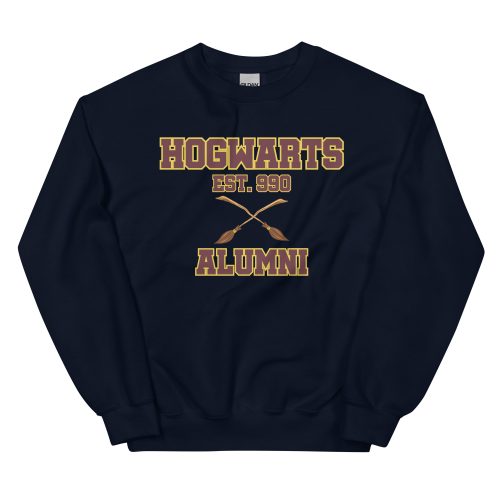 Hogwarts Est 990 Alumni Sweatshirt Harry Potter Inspired Jumper