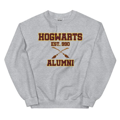 Hogwarts Est 990 Alumni Sweatshirt Harry Potter Inspired Jumper