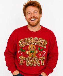 Ginger Twat Funny Christmas Jumper
