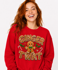 Ginger Twat Funny Christmas Jumpers
