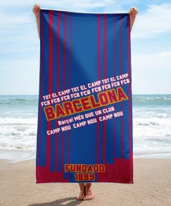 FC Barcelona Beach Towel