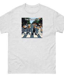The Beagles – Abbey Road Beatles image with dogs T-shirt