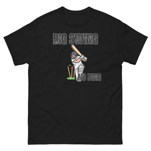 Big Swing No Ding Cricket T-shirt Funny Cricket T-shirts