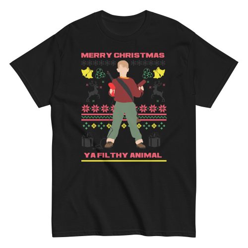 Merry Christmas Ya Filthy Animal Home Alone Christmas T-shirt