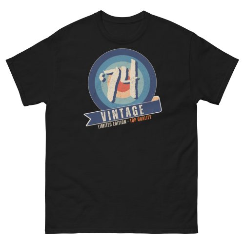 50th Birthday t-shirt ’74 Vintage 1974 Gift Limited Edition T-shirt