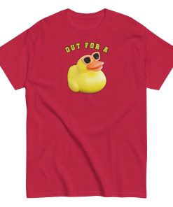 Out For A Duck T-shirt Funny Cricket T-shirts