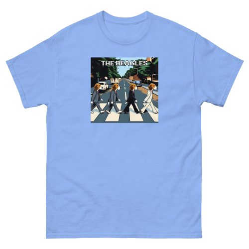 The Beagles – Abbey Road Beatles image with dogs T-shirt
