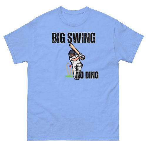 Big Swing No Ding Cricket T-shirt Funny Cricket T-shirts