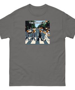 The Beagles – Abbey Road Beatles image with dogs T-shirt