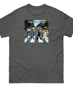 The Beagles – Abbey Road Beatles image with dogs T-shirt