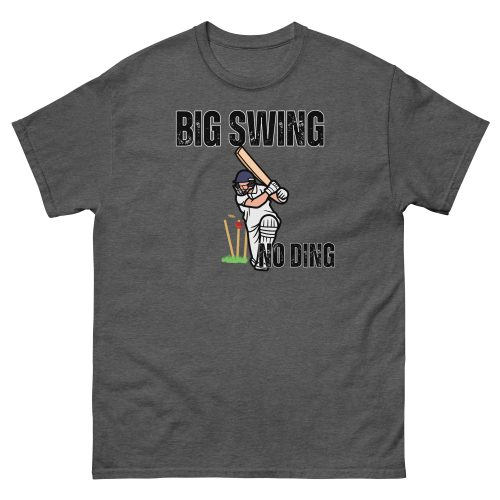 Big Swing No Ding Cricket T-shirt Funny Cricket T-shirts