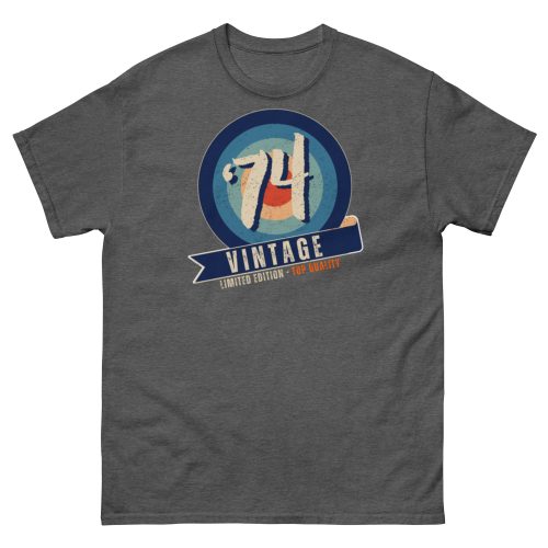 50th Birthday t-shirt ’74 Vintage 1974 Gift Limited Edition T-shirt