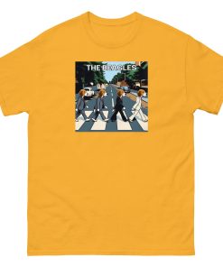 The Beagles – Abbey Road Beatles image with dogs T-shirt