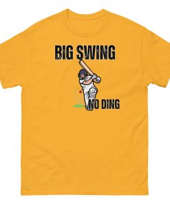 Big Swing No Ding Cricket T-shirt Funny Cricket T-shirts