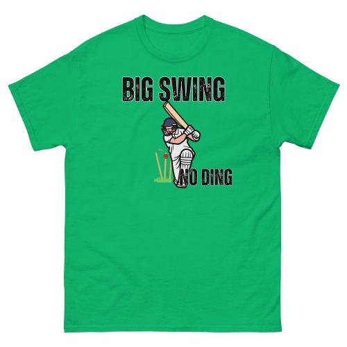 Big Swing No Ding Cricket T-shirt Funny Cricket T-shirts