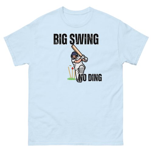 Big Swing No Ding Cricket T-shirt Funny Cricket T-shirts