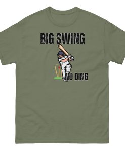 Big Swing No Ding Cricket T-shirt Funny Cricket T-shirts