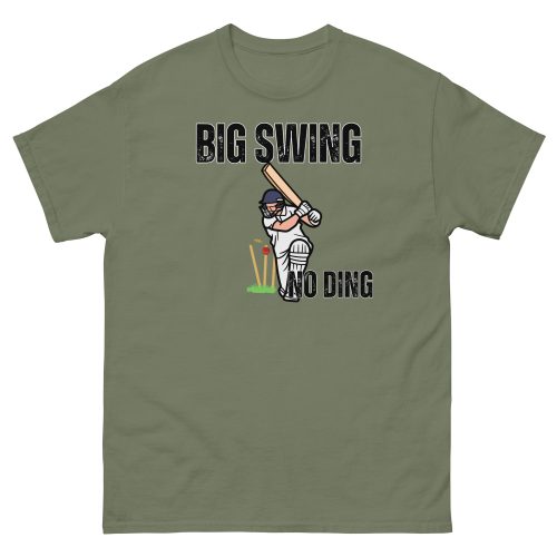 Big Swing No Ding Cricket T-shirt Funny Cricket T-shirts