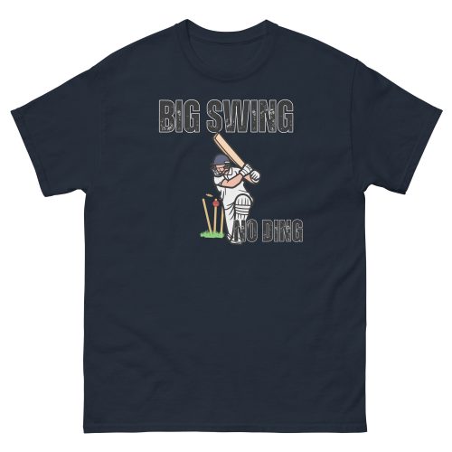Big Swing No Ding Cricket T-shirt Funny Cricket T-shirts