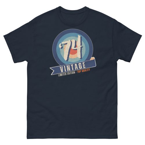 50th Birthday t-shirt ’74 Vintage 1974 Gift Limited Edition T-shirt
