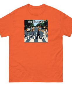 The Beagles – Abbey Road Beatles image with dogs T-shirt