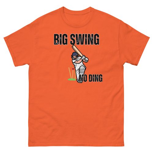 Big Swing No Ding Cricket T-shirt Funny Cricket T-shirts