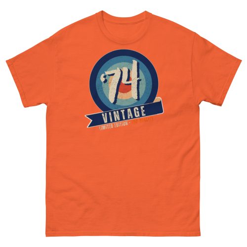 50th Birthday t-shirt ’74 Vintage 1974 Gift Limited Edition T-shirt