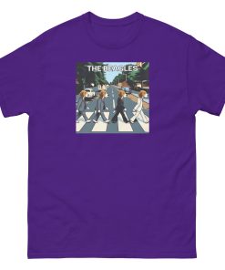The Beagles – Abbey Road Beatles image with dogs T-shirt