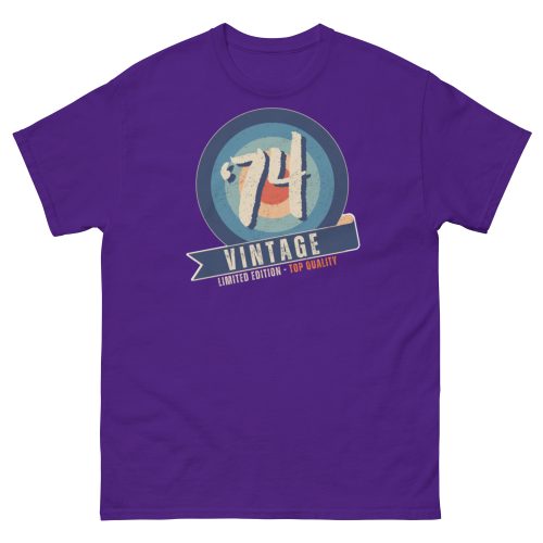 50th Birthday t-shirt ’74 Vintage 1974 Gift Limited Edition T-shirt