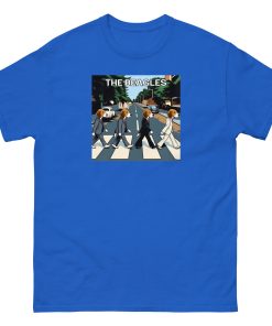 The Beagles – Abbey Road Beatles image with dogs T-shirt