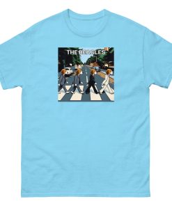 The Beagles – Abbey Road Beatles image with dogs T-shirt