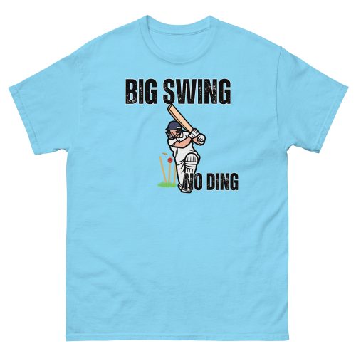 Big Swing No Ding Cricket T-shirt Funny Cricket T-shirts