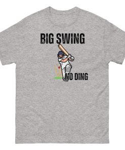 Big Swing No Ding Cricket T-shirt Funny Cricket T-shirts